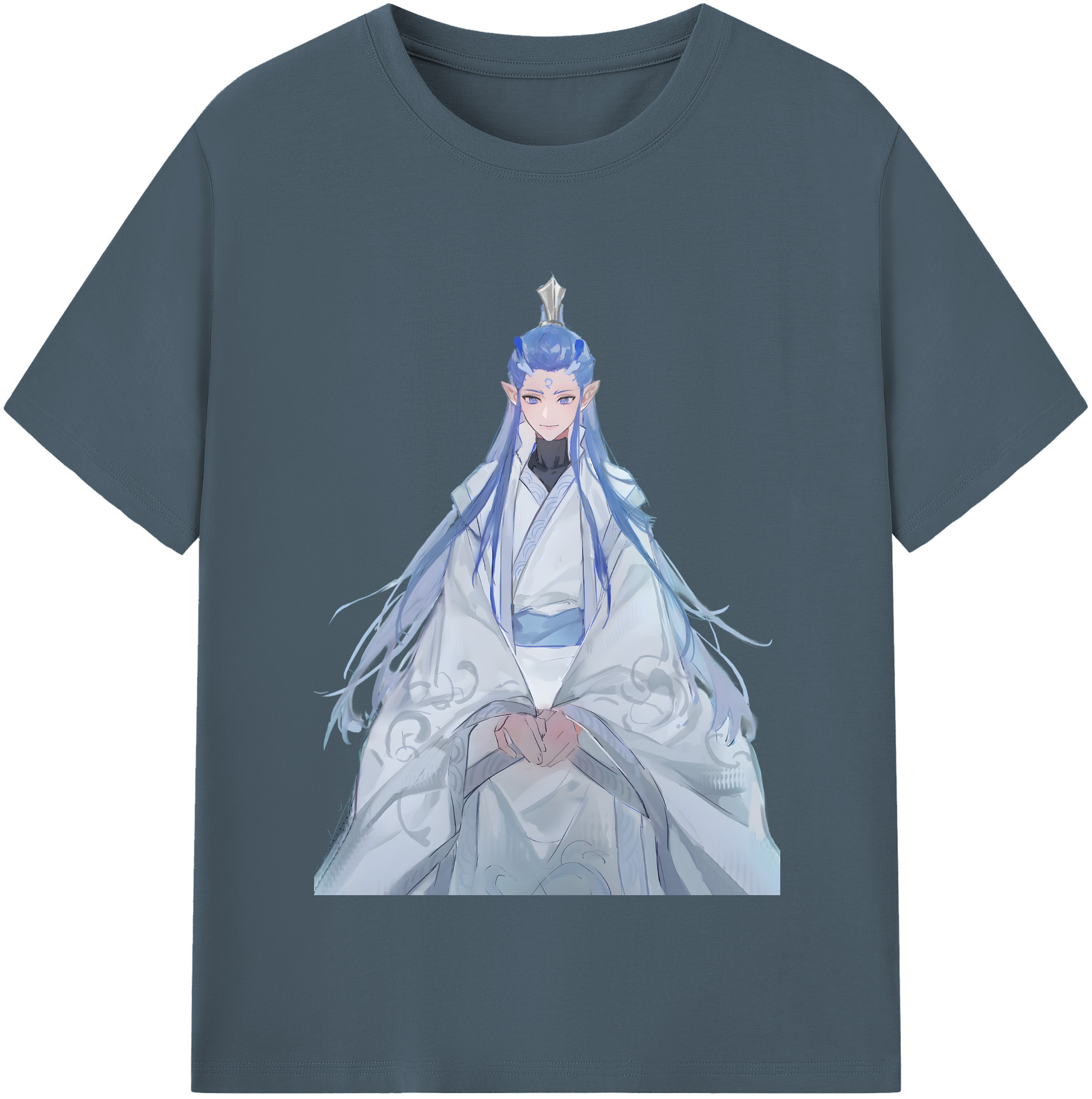 （画像用） Ne Zha 2 ナタ 魔童の大暴れ 綿100％半袖Tシャツ（フロントプリント）